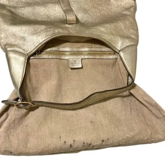 Gucci Metallic Jackie O Bouvier Hobo Bag - Picture 8 of 15